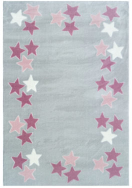 Livone Happy Rugs Spring (160 x 230 cm) Silver/Rose