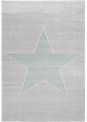 Livone Happy Rugs Shootingstar Silver/Mint (160 x 230 cm)