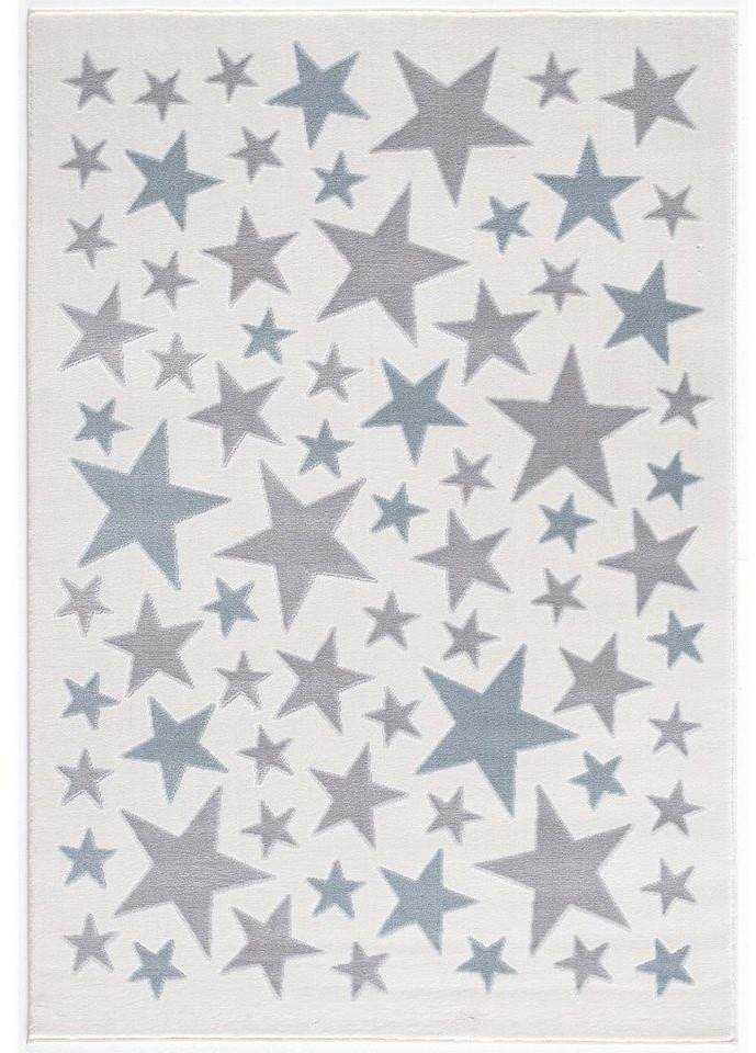 Livone Happy Rugs Stella Cream/Silver/Blue (120 x 180 cm)