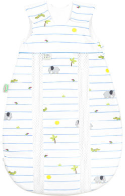Odenwälder BabyNest prima klima Jersey sleeping bag cool blue