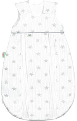 Odenwälder BabyNest prima klima Jersey sleeping bag stars light grey