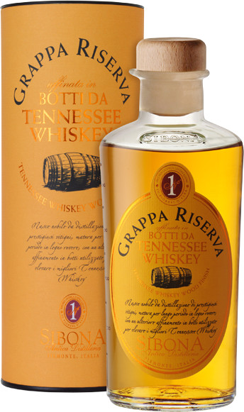 Sibona Grappa Riserva Whiskey 44% 0.50l