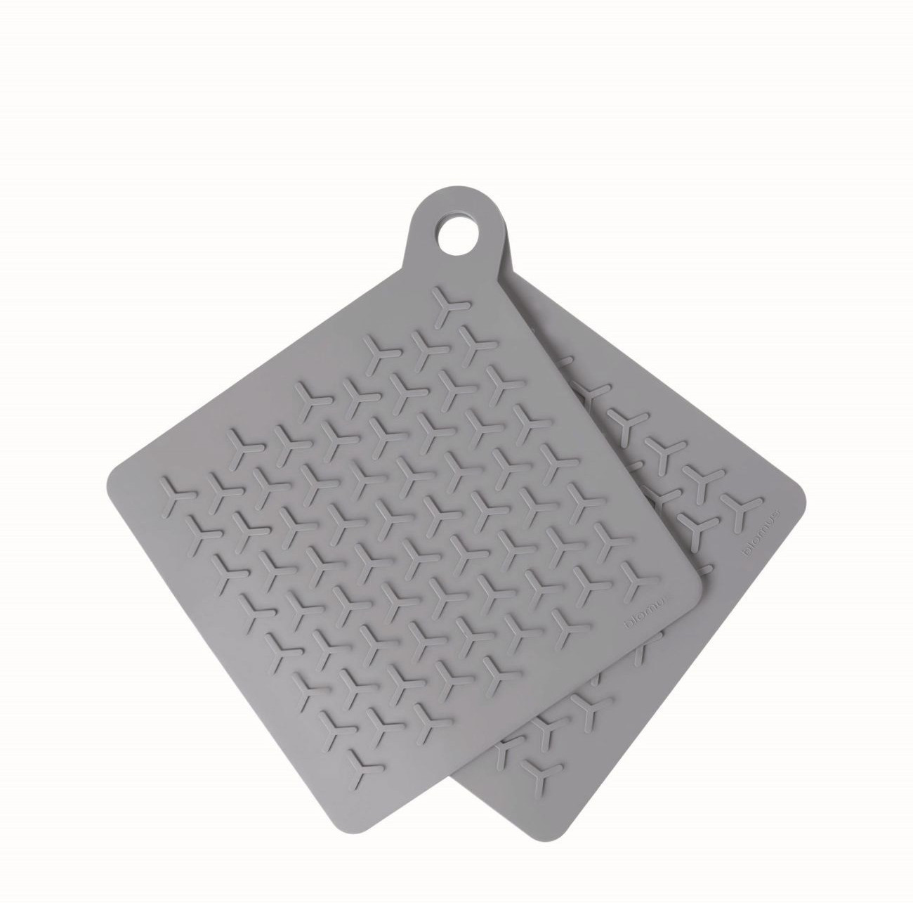 Blomus Set of 2 flip potholders - sharkskin - 20x20