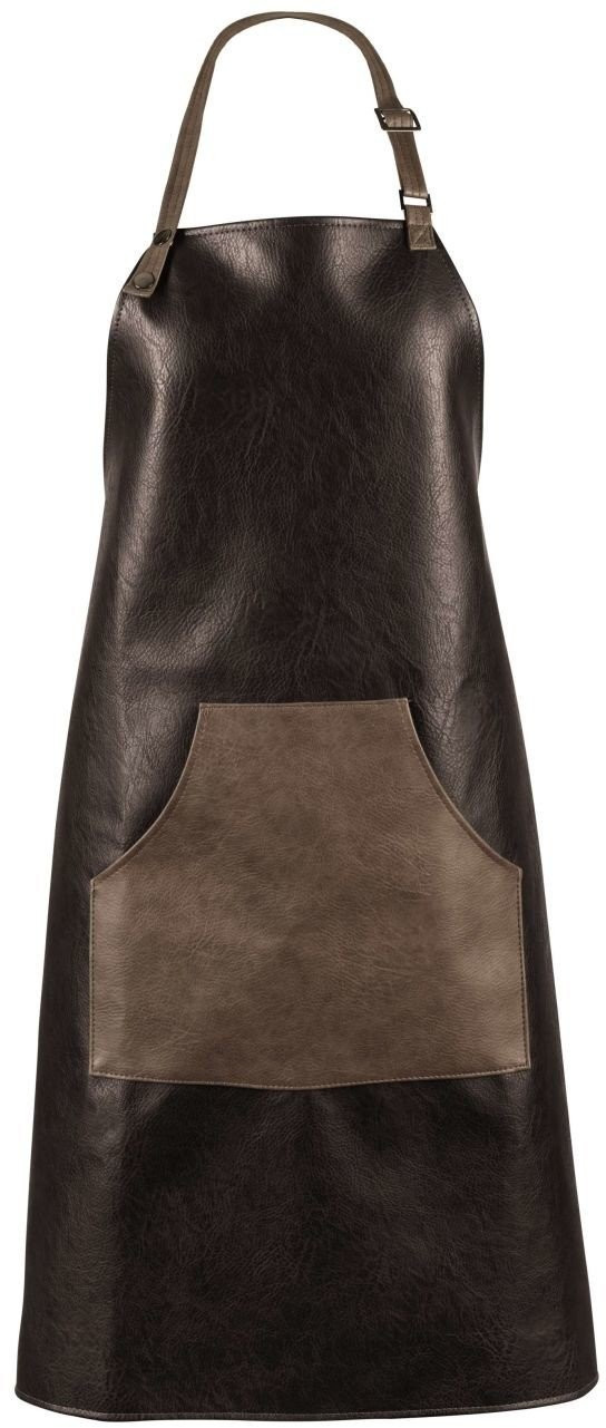 ASA PVC cooking apron - brown - 90x82 cm