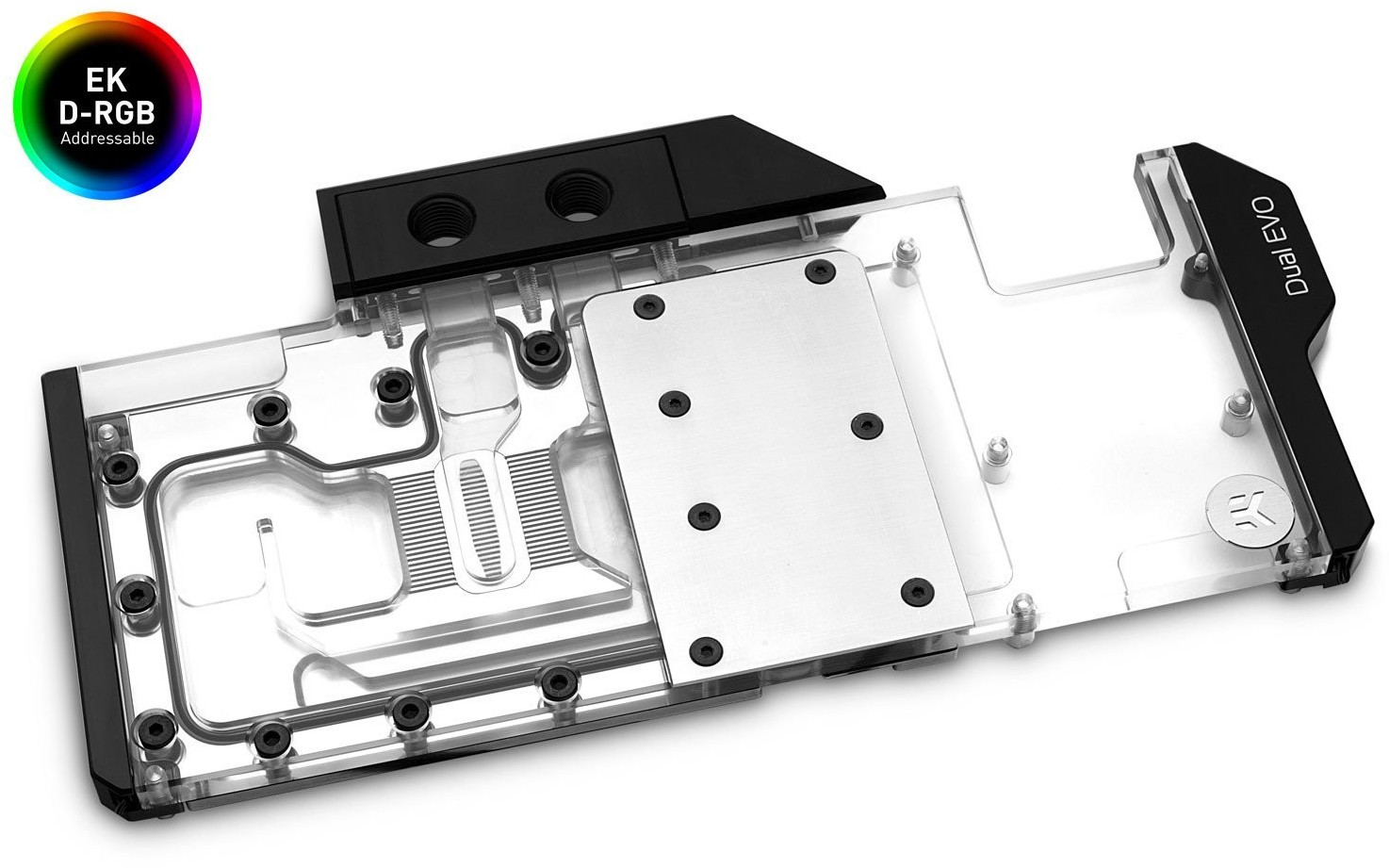 EK Water Blocks EK-Quantum Vector Dual Evo RTX 2070/2080 D-RGB - Nickel + Plexi