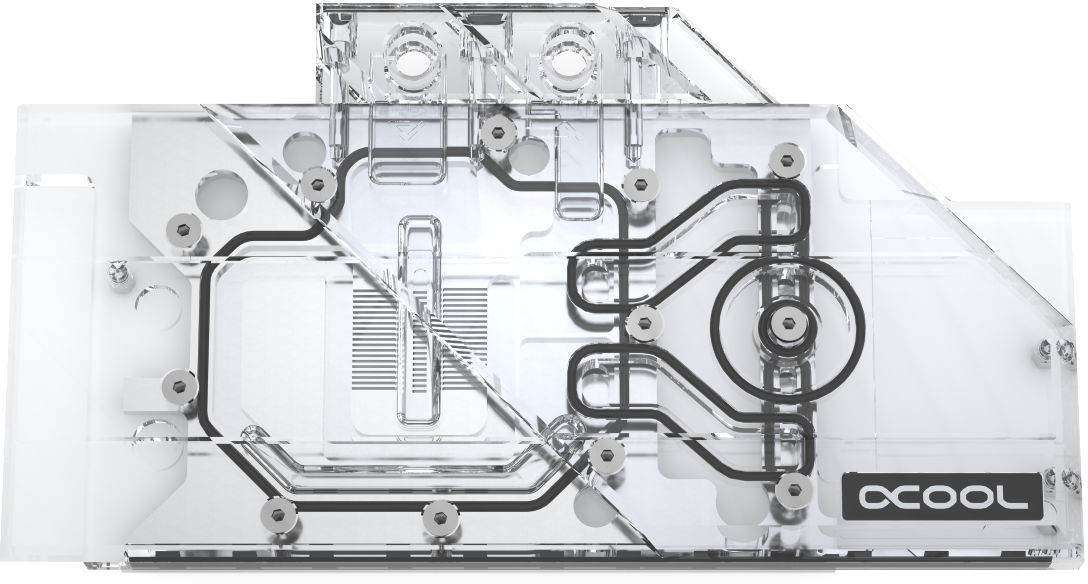 Alphacool Eisblock Aurora Plexi GPX-A AMD Radeon 5600/5700 XT Sapphire Pulse / MSI Mech & Evoke