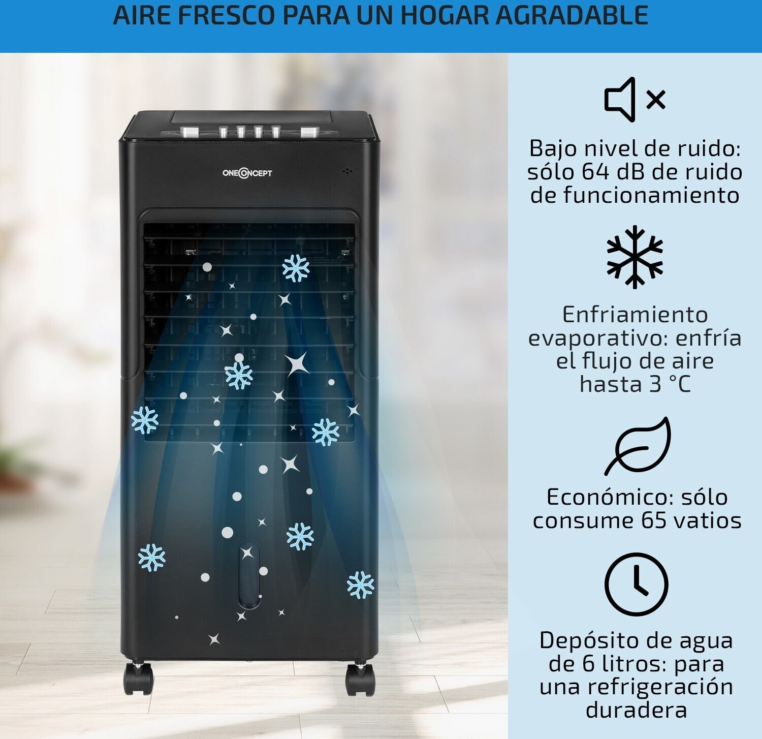 OneConcept Freshboxx 3 en 1 360  m³