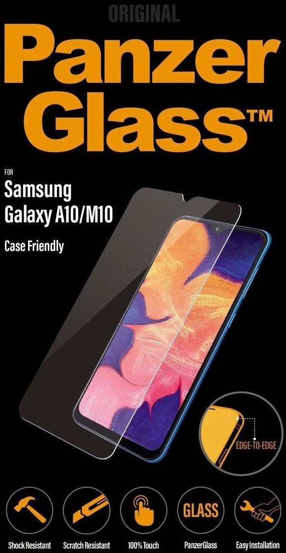 PanzerGlass Screen Protector transparent, Samsung Galaxy A10/M10