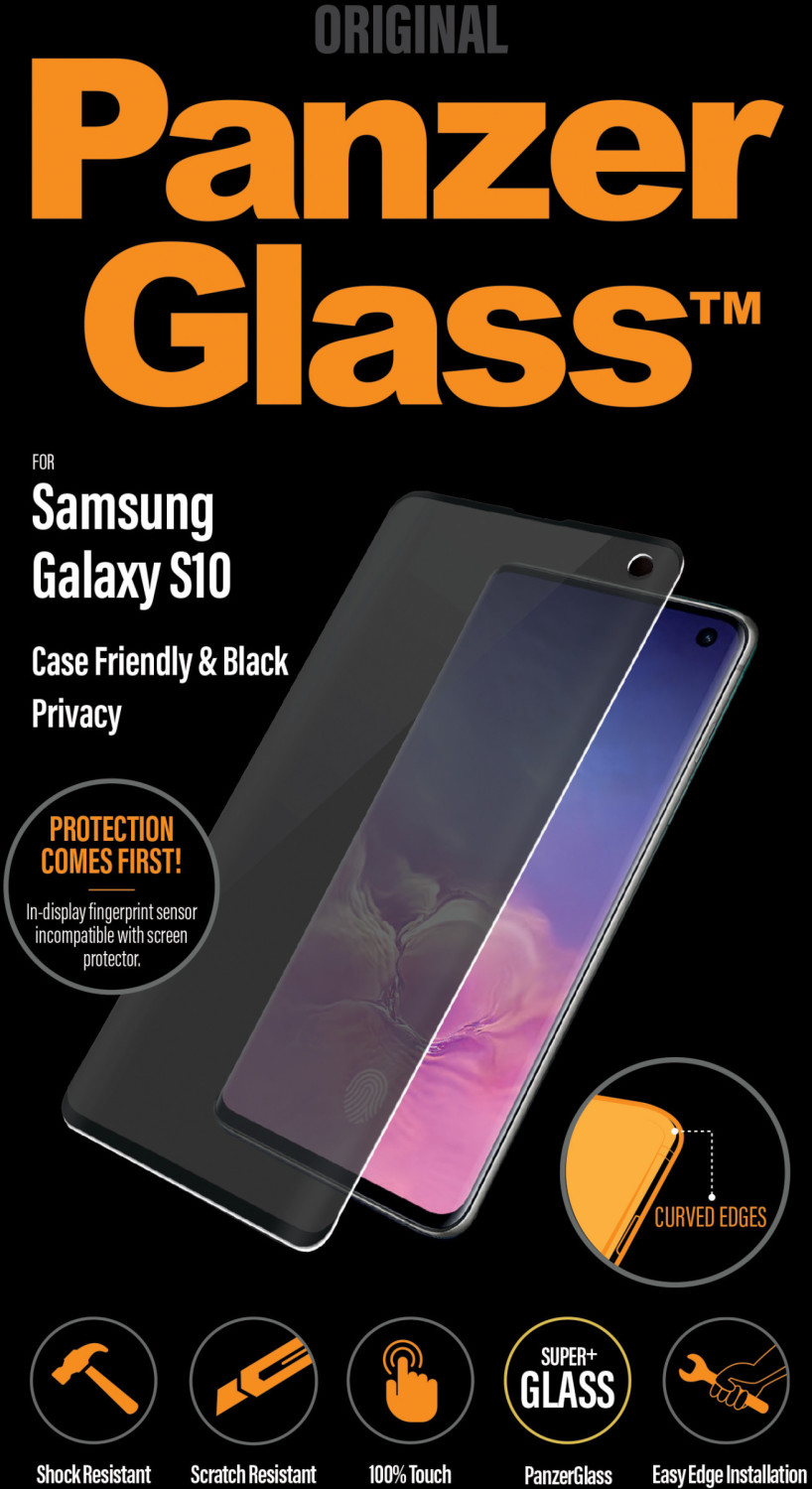 PanzerGlass Privacy Filter, Screen Protector Samsung Galaxy S10