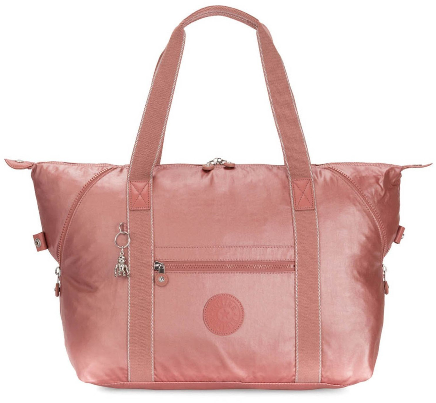 Kipling Art M Travel Tote Metallic rust