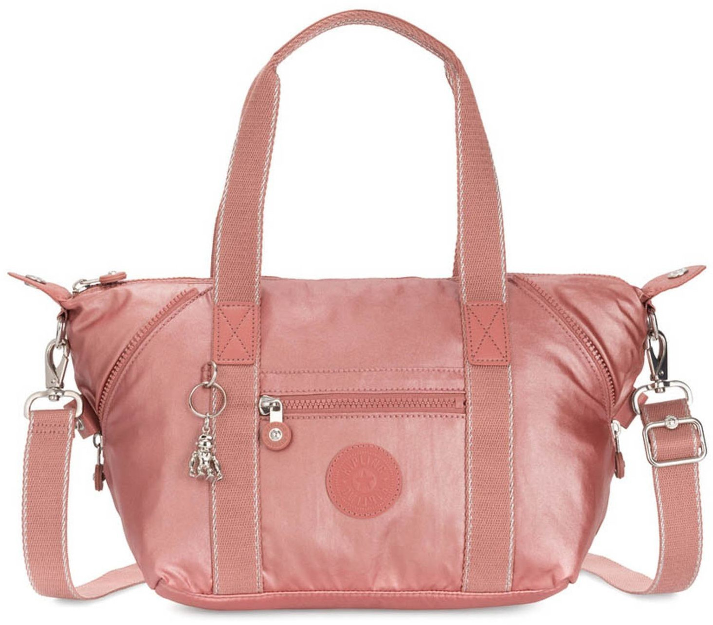 Kipling Art Mini Handbag Metallic rust