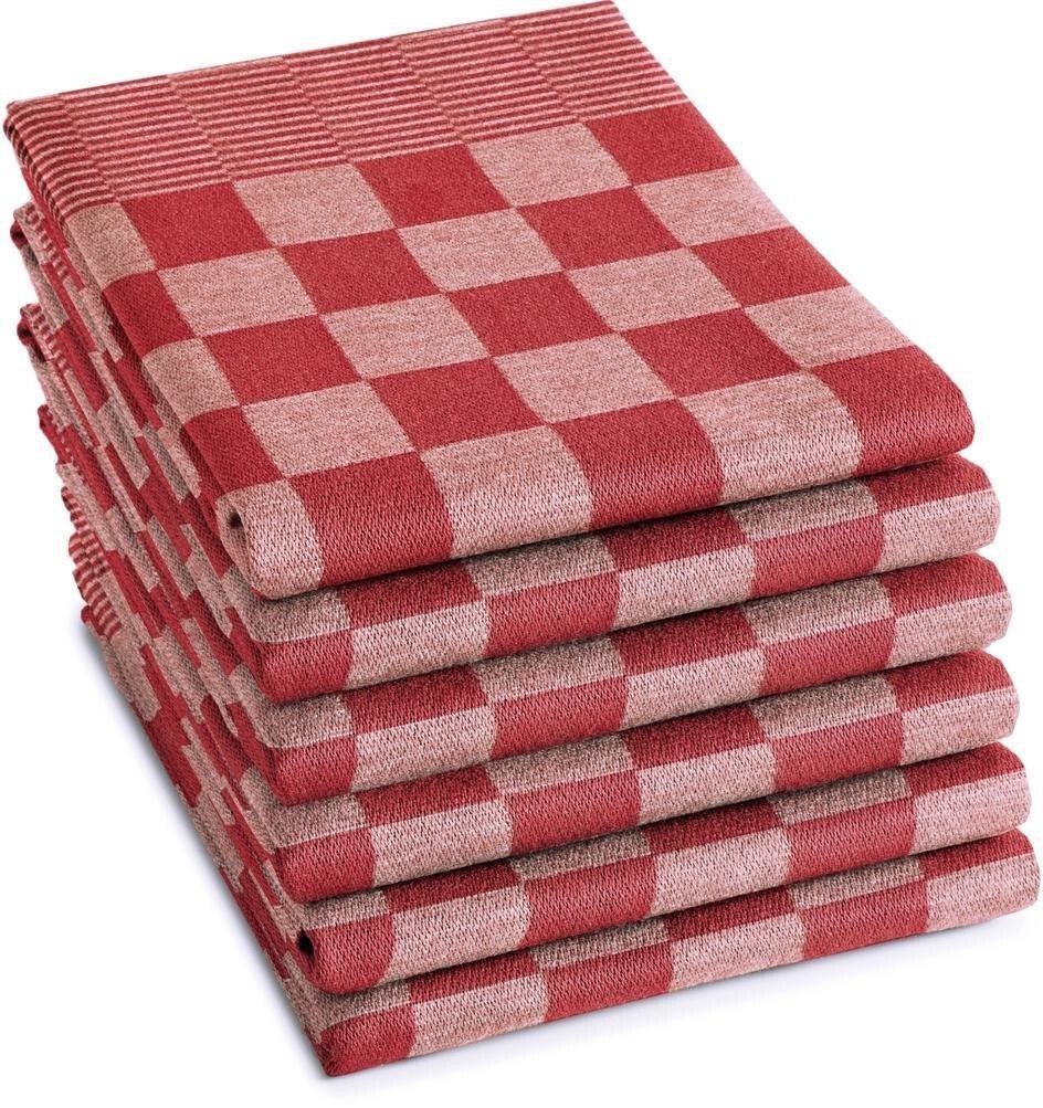 Damai Tea towel Barbeque (set of 6 pieces) red