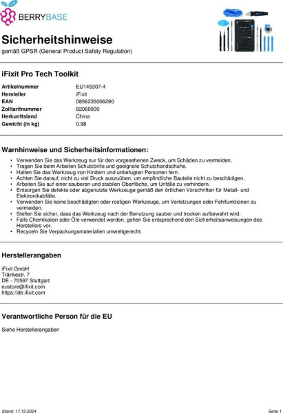 iFixit Pro tech Toolkit Set (EU145307-4), Bild 27