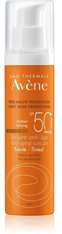 Avène Sun Sensitive Tinted Protective Cream for Dry and Sensitive Skin SPF 50+ (50 ml)