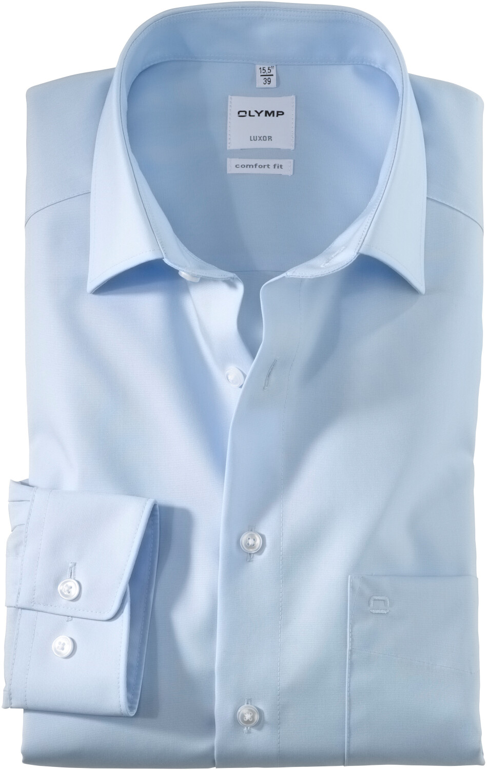OLYMP Luxor Hemd Comfort Fit extra kurzer Arm blau (25458-15) ab 59,95 € |  Preisvergleich bei