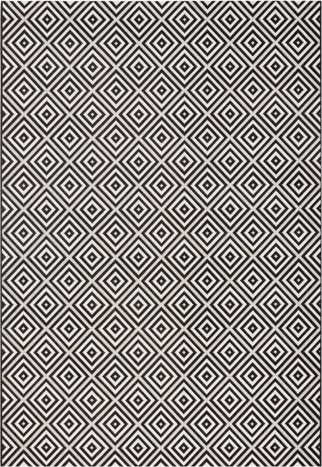 bougari Karo 80x150cm Black