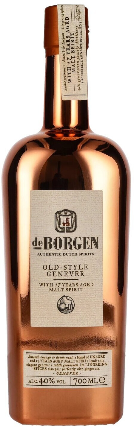 Hooghoudt De Borgen Old-Style Genever Gin 40% 0,7l