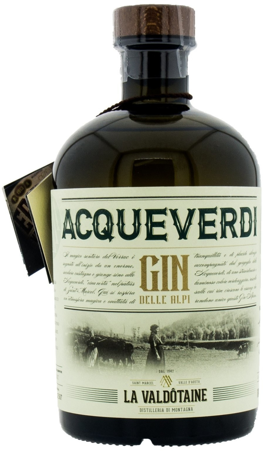 La Valdotaine Acqueverdi Gin 43% 1l