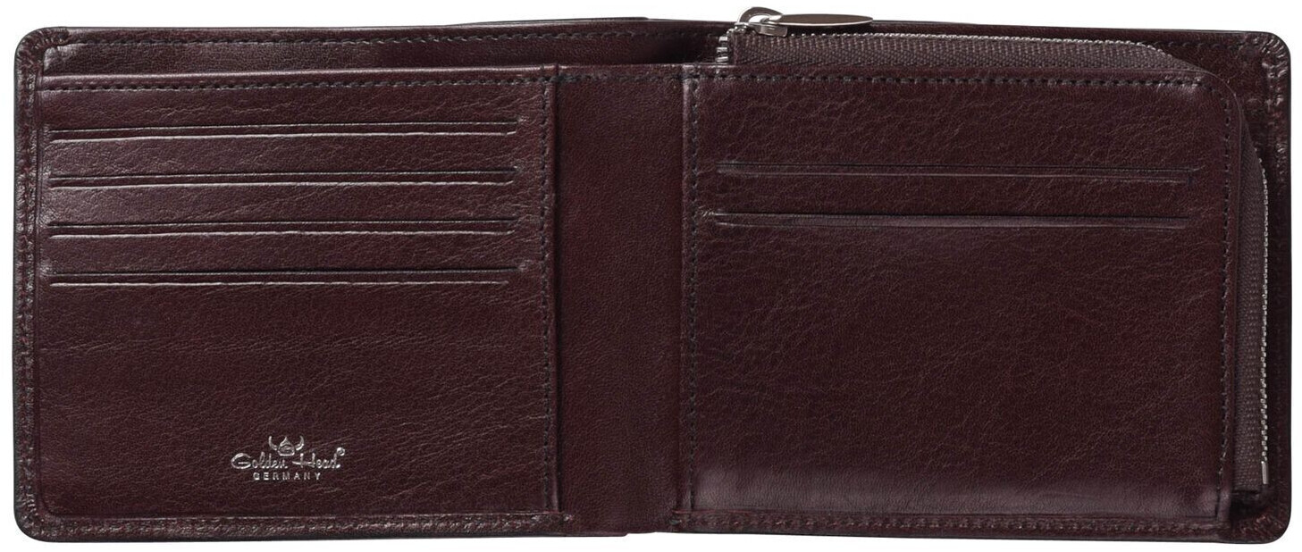 Golden Head Colorado Classic Billfold Wallet with Zipped Coin Compartment (1350-05)