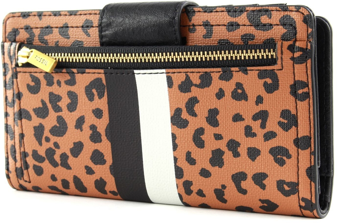 Fossil leopard wallet clearance