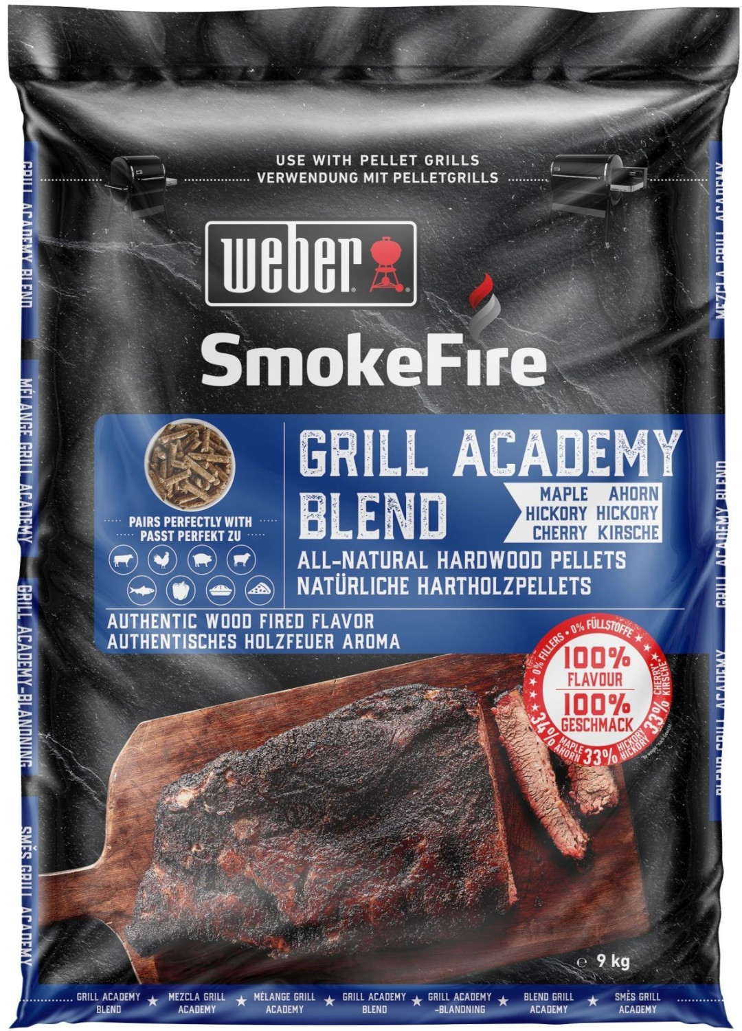 Weber Smokefire Grill Academy Blend 9 kg (190101)