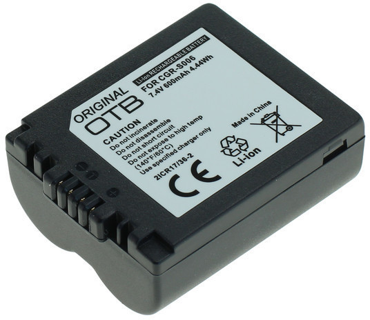OTB Battery compatible to Panasonic CGR-S006