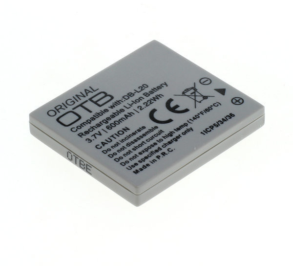 OTB Battery compatible to Sanyo DB-L20