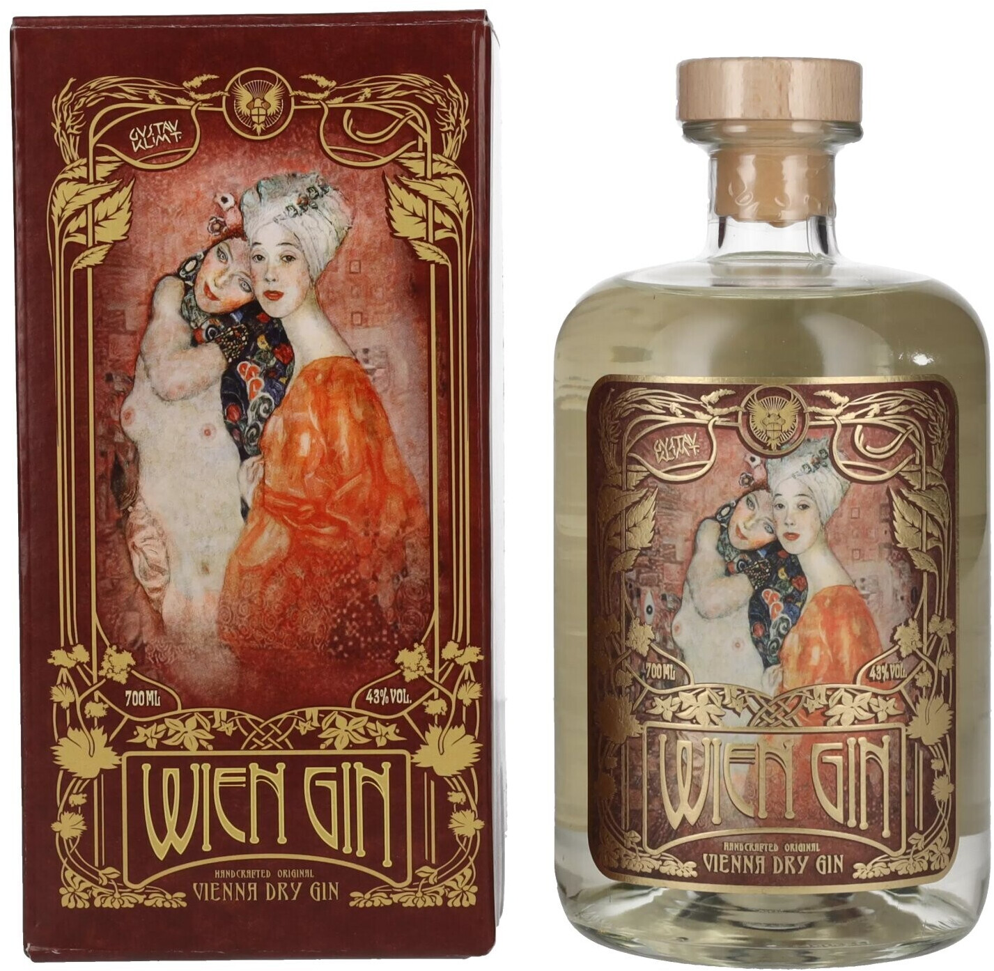 Kesselbrüder Wien Gin Klimt Edition Vienna Dry Gin 43% 0,70l ab 44,90 € |  Preisvergleich bei