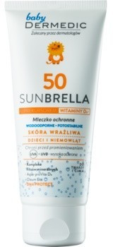 Photos - Sun Skin Care Dermedic Dermedic Sunbrella Baby Mineral Sun Lotion SPF 50 (100 g)