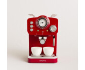 CREATE / THERA RETRO/Machine à espresso Rouge et Argent/Café moulu