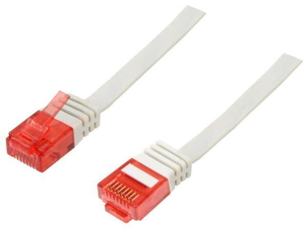 BIGtec UTP Ethernet LAN Flachband Patchkabel CAT 5E