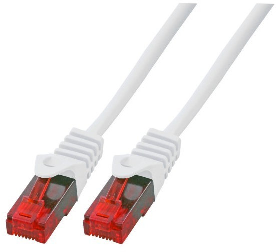 BIGtec Gigabit Ethernet LAN Kabel CAT 5E 0,15m weiß (BIG2059)