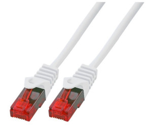 0,15 Meter 0,15m Netzwerkkabel Patchkabel Ethernet LAN DSL Patch Kabel Gigabit gelb 10 Stück 2X RJ-45 Anschluß, CAT6, doppelt geschirmt BIGtec 