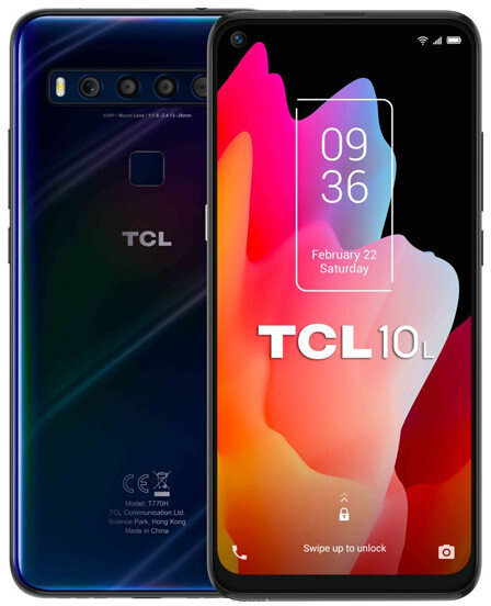 TCL 10L bleu