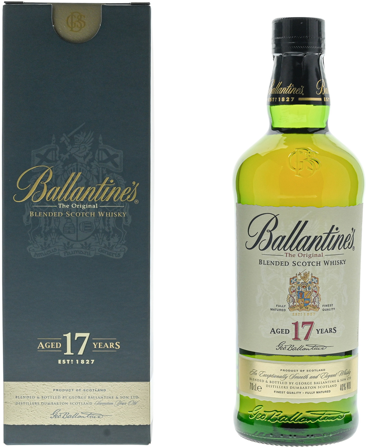 Ballantine's 17 YO Blended Scotch Whisky 40% 0,70l