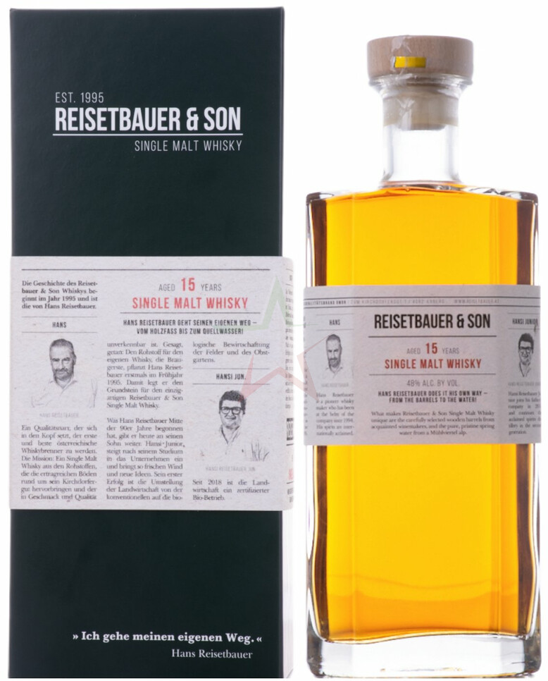 Reisetbauer 15 YO Single Malt Whisky 48% 0,70l