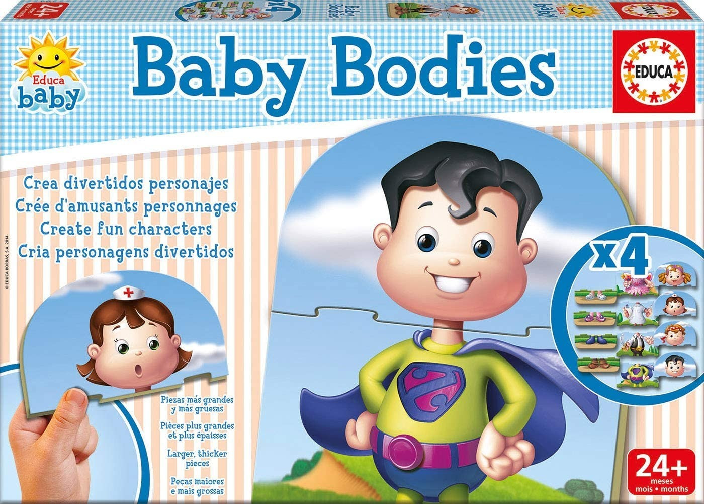 Educa Borrás 16222 Baby Bodies