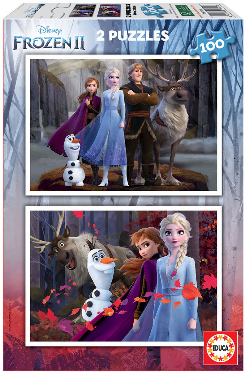 Educa Borrás 2 x 100 Frozen II