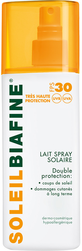 Biafine Lait spray solaire SPF30 (200 ml)