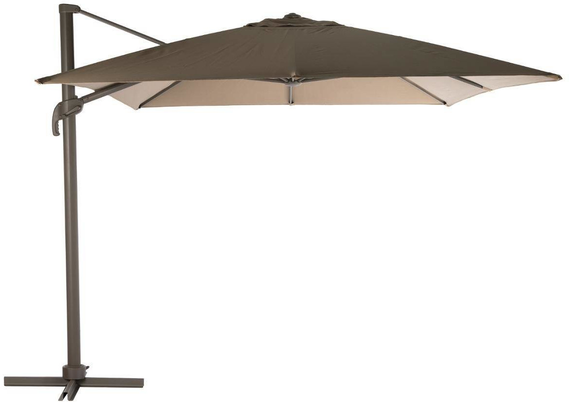 Hespéride Parasol déporté carré 3 x 3 m Éléa tonka