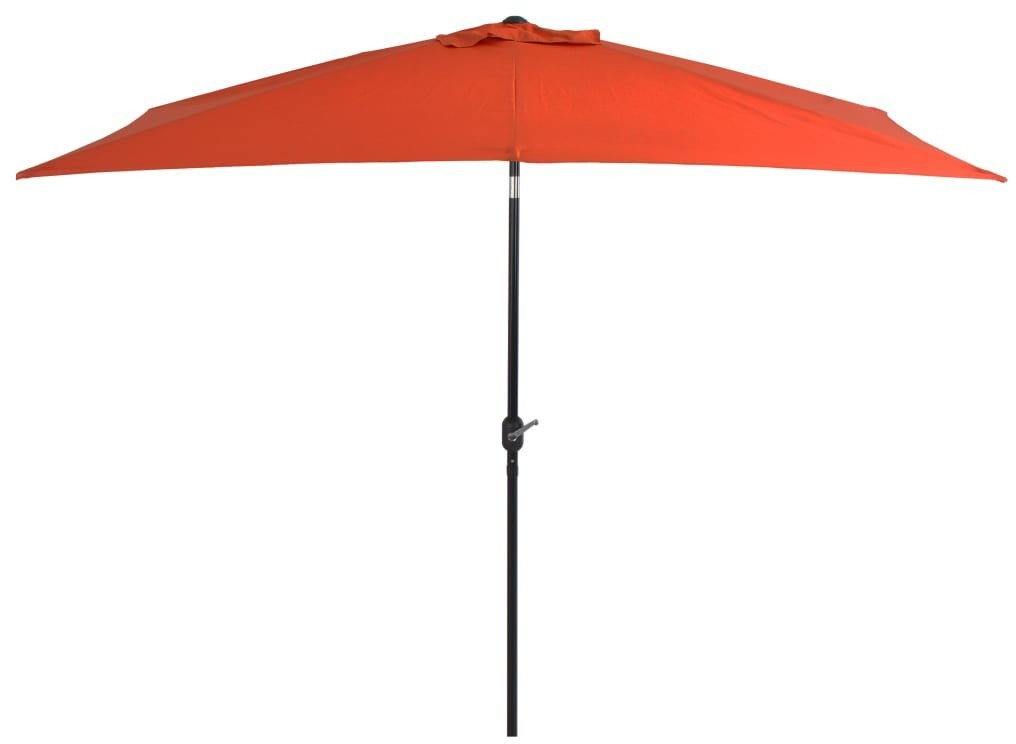 VidaXL Parasol avec mât en métal 300 x 200 cm terre cuite (44504)