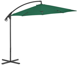 vidaXL Ampelschirm mit Stahlmast Ø 300 cm grün