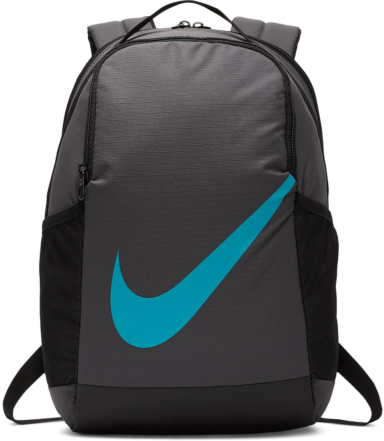 Nike Brasilia Backpack (BA6029) grey/black/teal nebula