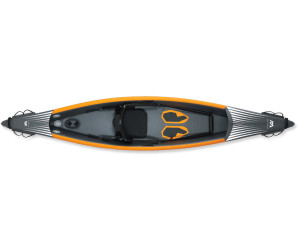 375 cm di lunghezza Arancione/Grigio Aqua Marina Tomahawk Air-K Kayak per 1 persone 