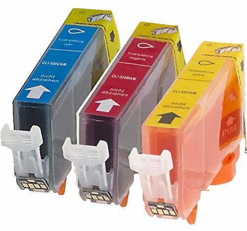 Ampertec 3  Inks for Canon CLI-526 C M Y