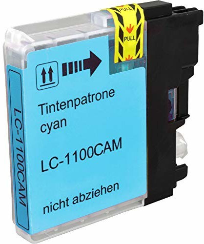 Ampertec Ink for Brother LC-1100C LC-980C Universal cyan