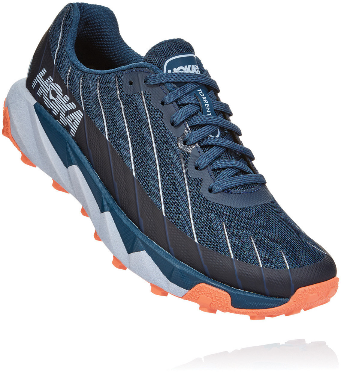 Hoka One One TORRENT (1097755) Women majolica blue/fusion coral
