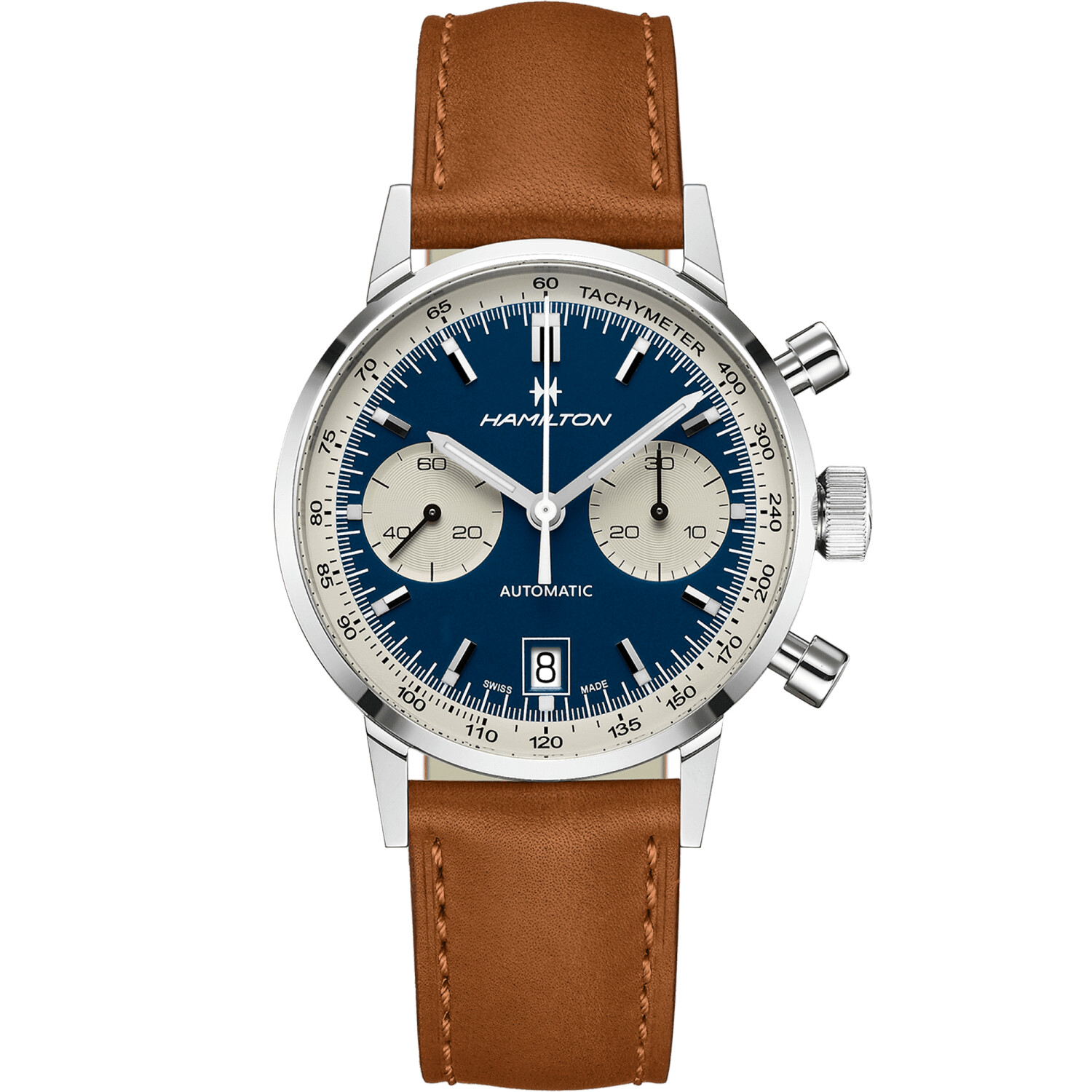 Hamilton American Classic Intra-Matic 68 Autochrono Panda (H38416541)