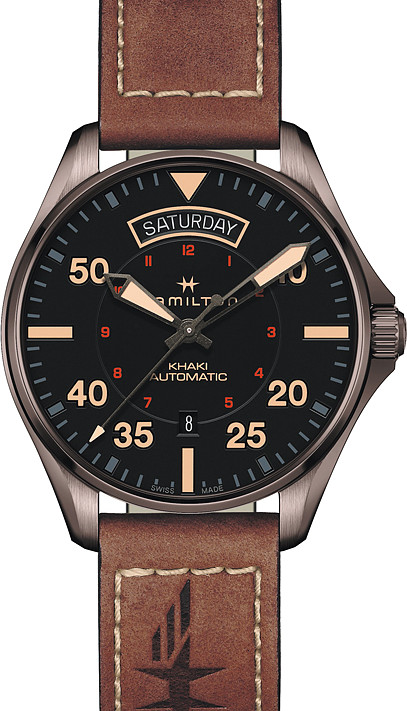 Hamilton Khaki Aviation Khaki Pilot Auto Day Date 42 mm (H64605531)