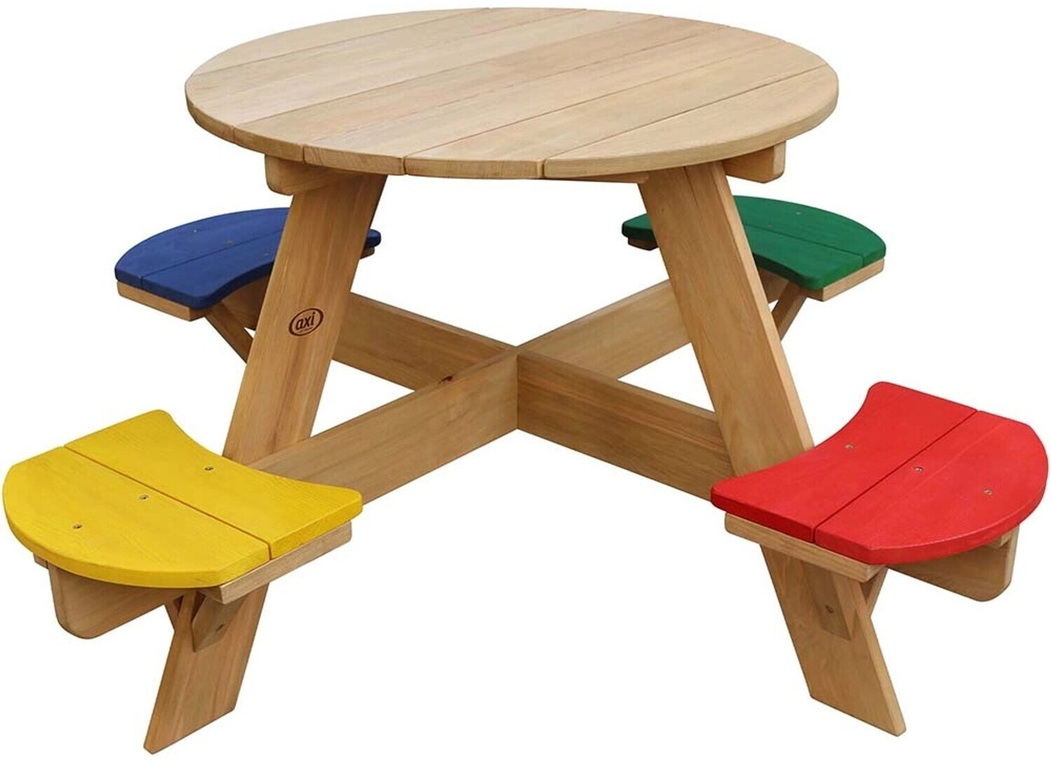 AXI Table de pique-nique ronde Ufo arc-en-ciel (A031.002.08)